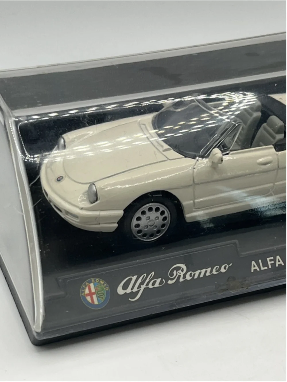 1989 New Ray OpenTop 1/43 White white Alfa Romeo Spider Roadster SEALED 48579
